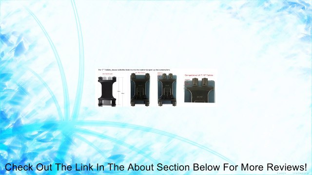 Charger-City Exclusive 7 to 11 Tablet Tripod MonoPod Video Camera Mount with 1/4-20 Thread Adapter & 360 Degrees Angle Adjustment Holder for Apple iPad 2 3 4 MINI Kindle Fire HD 7 8.9 Samsung Galaxy 7.7 8 Note 10.1 Microsoft Surface Slate. **Bundle also