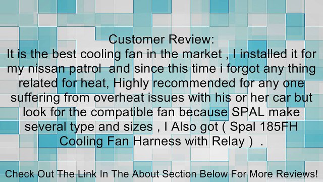 SPAL 13 Curved Blade High Performance Fan / 12V Pusher Review