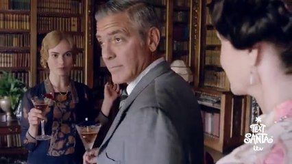 George Clooney Downton Abbey Text Santa - part one
