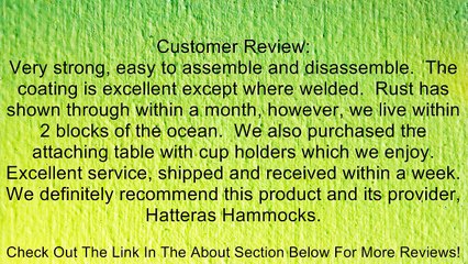 Tri Beam Steel Textured Stand Review
