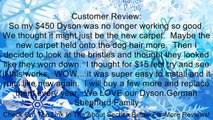Dyson DC25 The Ball Animal Bagless Upright Replacement Roller Brush Assembly, Fits Part 917391-01, or 914129-01. Review