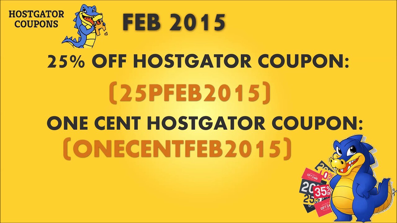 Hostgator Coupon Code February 2015
