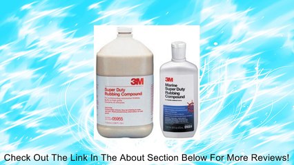 3M Super Duty Rubbing Compound (16 oz) by Victory Marine & Industrial. 03124240 Review
