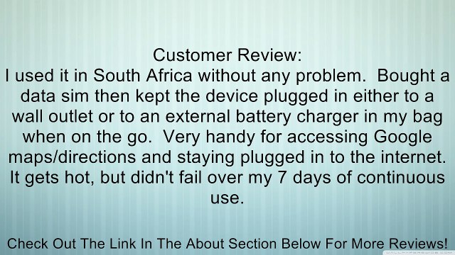 Huawei E355 Unlocked Mobile WiFi HSPA+ 21Mbps 3G WiFi Modem Router Review