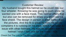 Black Silver Dual Sport Atv Utv Motocross Street Bike Hybrid Helmet DOT (XL) Review