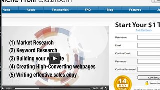Online Web Marketing - Niche Profit Classroom Short Review