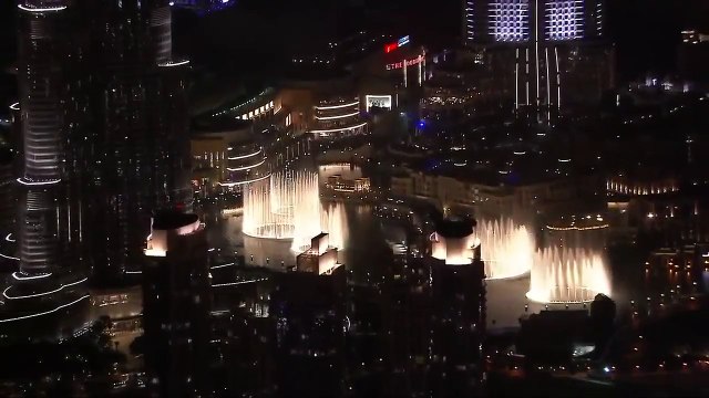 Burj Khalifa Downtown Dubai New Year's Celebrations 2015 HD Video