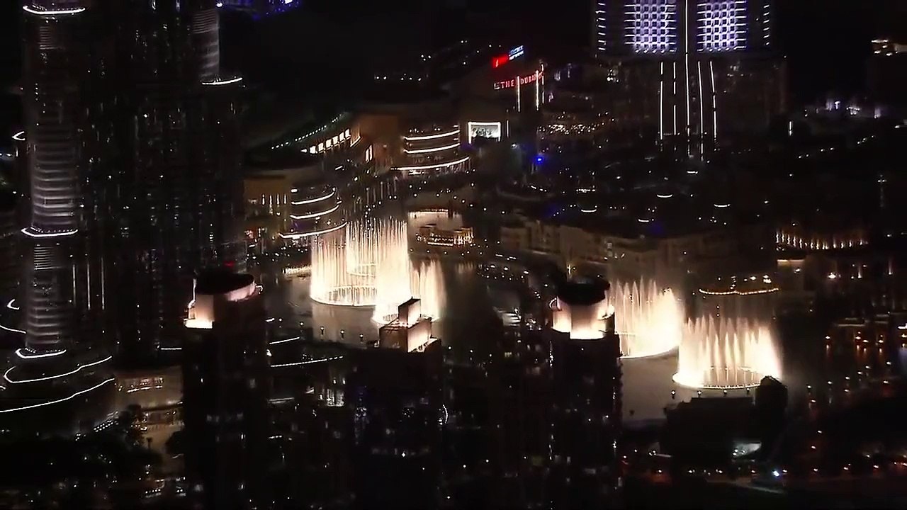 Burj Khalifa Downtown Dubai New Year's Celebrations 2015 HD Video