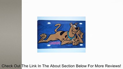 Colletible Theme Decorate Car Automotive SCOOBY-DOO! Plastic License Plate Made in USA Review