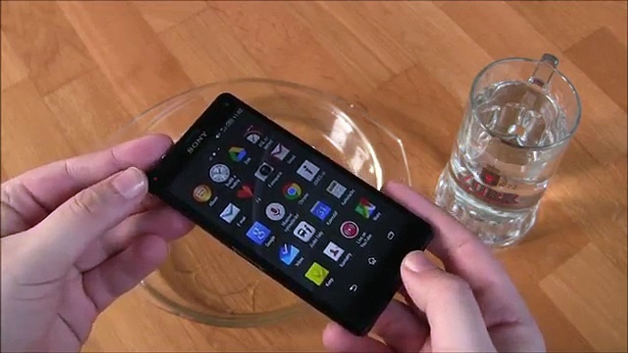 Sony XPERIA Z3 Compact waterproof test