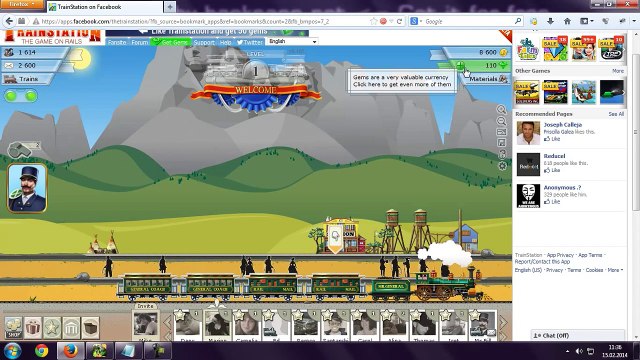 Trainstation Pirater Gems Coins 2015