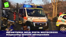 Infortunio alla pista motocross Uffugliano di Novafeltria, ragazzino 15enne all’ospedale