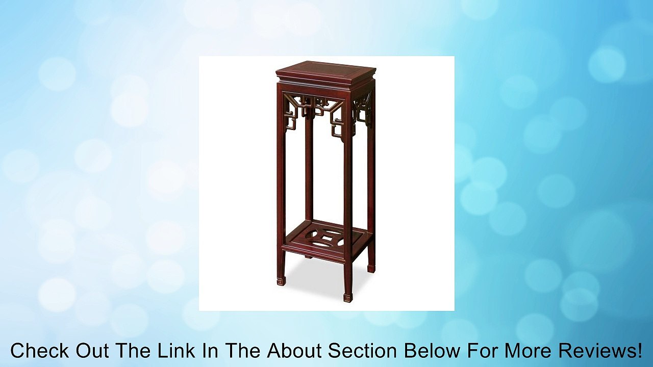 36in Rosewood Longevity Motif Pedestal - Dark Cherry Review