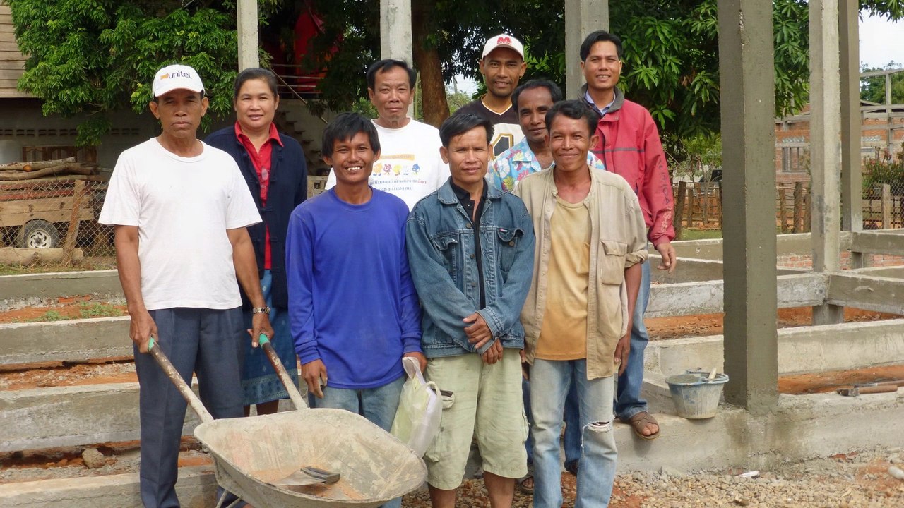 Les étapes de la construction de la Maison des 7 villages