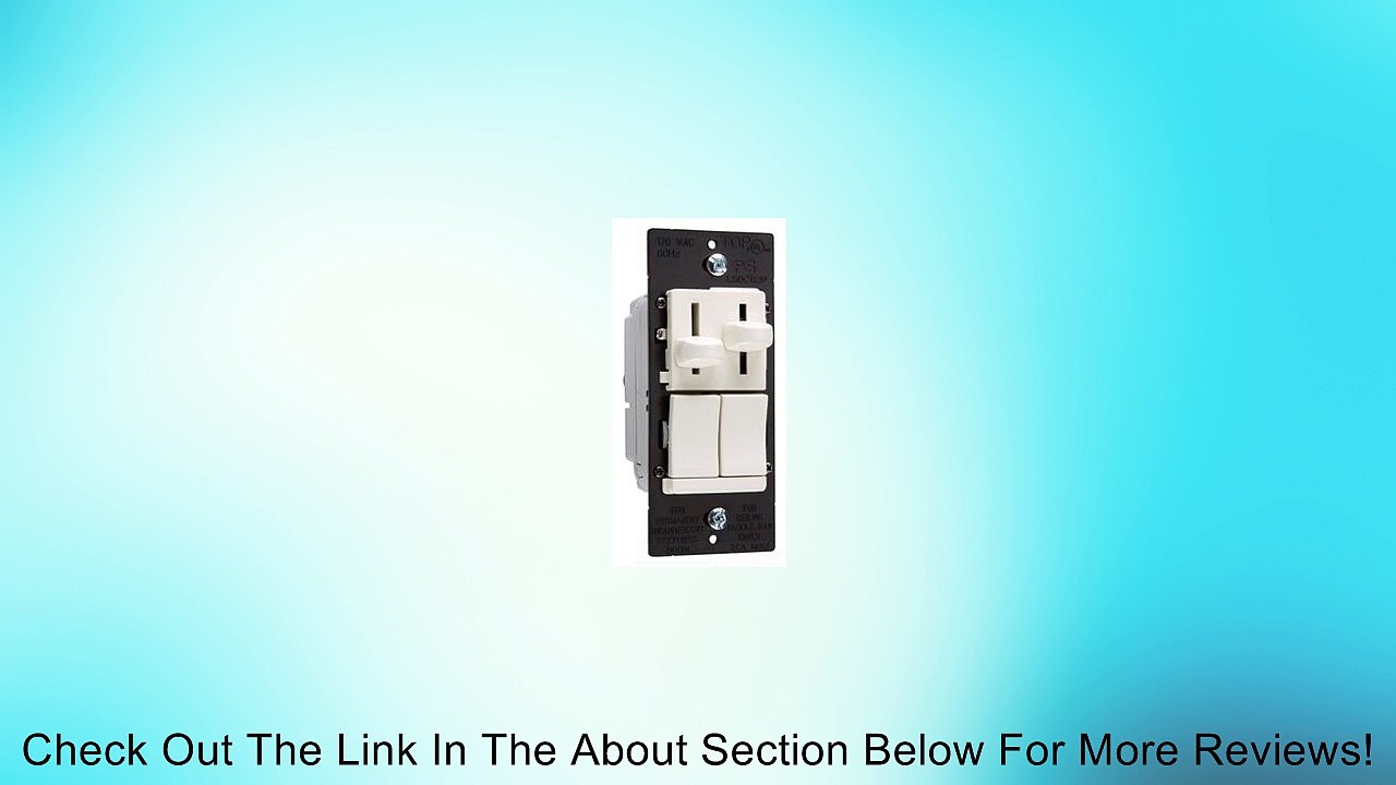 Pass & Seymour Preset 3-speed/3way De-Hummer Fan Control with 3way Dimmer, 300W Light Almond Review