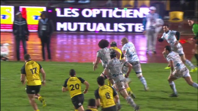 TOP14 - Racing-La Rochelle: Essai Yoann Audrin (RAC) - J13 - Saison 2014/2015