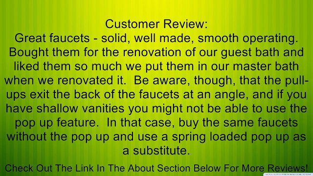 Grohe 34270001 Concetto Single-Handle Bathroom Faucet Review