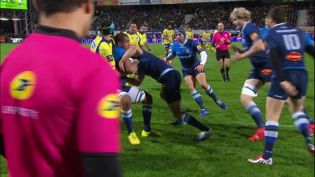 TOP14 - Clermont-Castres: Essai Rémy Grosso (CAS) - J13 - Saison 2014/2015