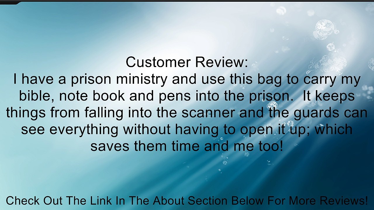 EastSport Large Clear Tote Bag Review