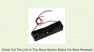 Single 3.7V Black Plastic Battery Case Box Wire Holder Review