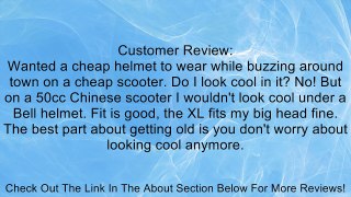 Fuel Helmets Half Helmet (Flat Black, X-Large) Review