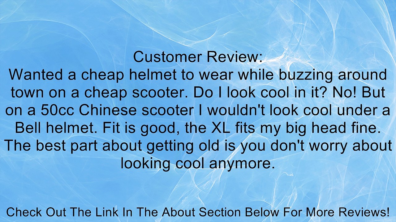 Fuel Helmets Half Helmet (Flat Black, X-Large) Review