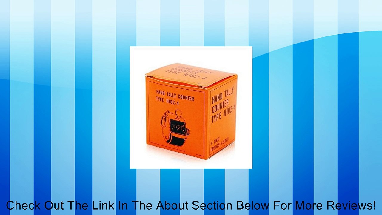 SODIAL(TM) 4 Digit Number Clicker Golf Hand Tally Click Counter Silver Review