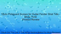 12pcs Pickguard Screws for Guitar Fender Strat Tele - Silver Tone Review