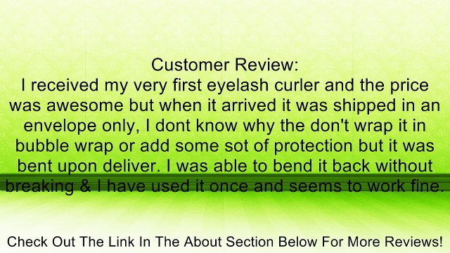 Liroyal Handle Eyelash Curler Portable Eye Curling Clip Makeup Cosmetic Tools Review