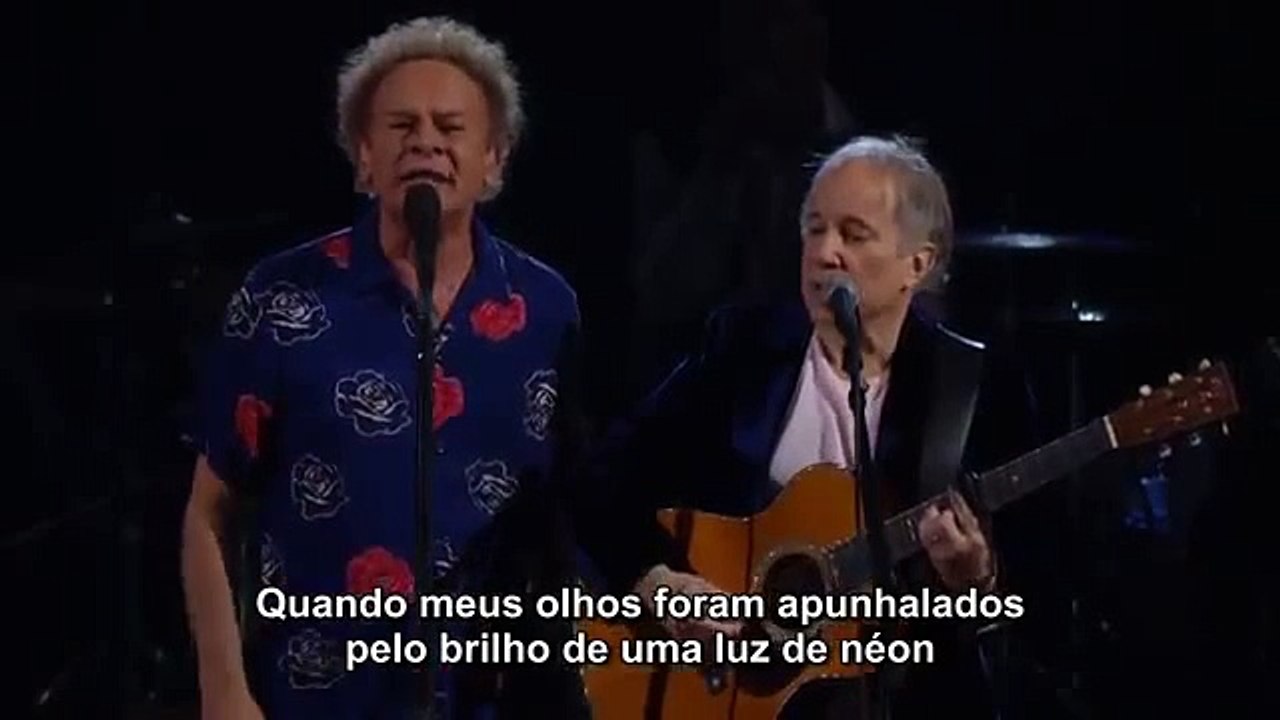 Simon &  Garfunkel     The Sound of Silence (Live HD) Tradução em PT BR