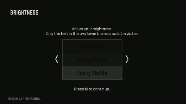 Tutorial For How To Adjust The Brightness Settings In Call Of Duty Advanced Warfare On The Xbox One