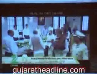 Prakash Jha director in Ahmedabad for Satyagrah movie's premier on Zee TV