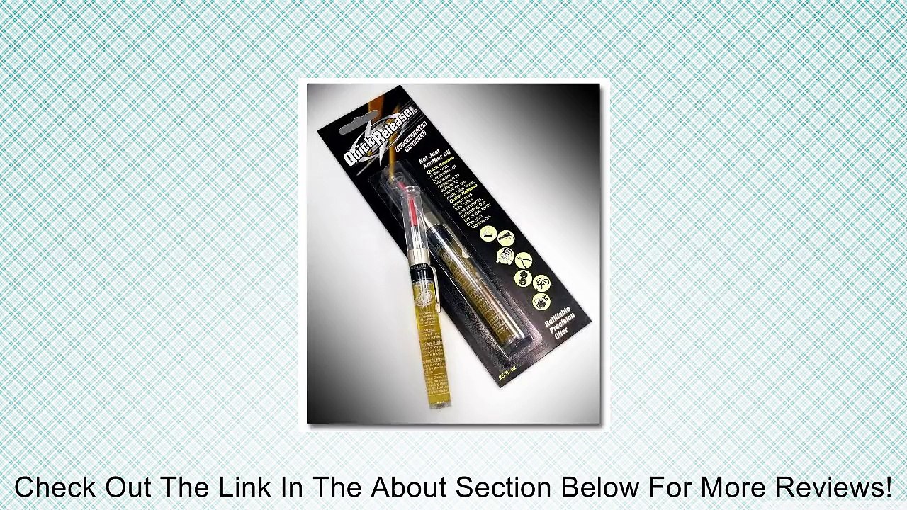 Quick Release Refillable 1/4 oz. Precision Oiler Review