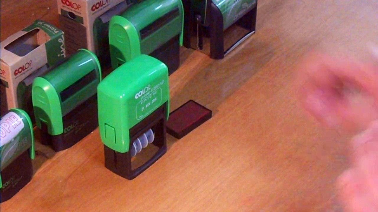 changer-cassette-d'encrage-colop-printer-S260-green-line