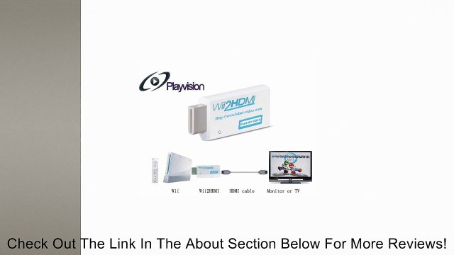 Wii to HDMI 720P / 1080P HD Output Upscaling Converter - Supports All Wii Display Modes Review