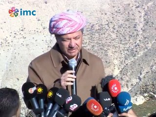 Mesud Barzani, Şengal Dağı'nda