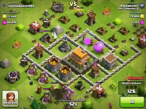 Lets Play Clash Of Clans Episode 5 Reprise en douceur + Montages délires