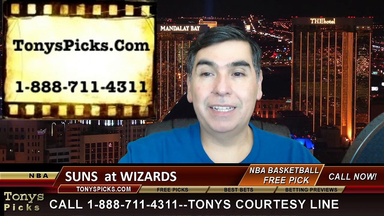 Washington Wizards vs. Phoenix Suns Free Pick Prediction NBA Pro Basketball Odds Preview 12-21-2014