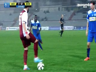 ΑΕΛ-Φωκικός  1-0  Διπλό δοκάρι της ΑΕΛ (2014-15)