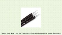 SODIAL- Nail Art Brushes- Professional Nail Art Brushes- Sable Nail Art Brush Pen, Detailer, Liner **Set of 3 Review