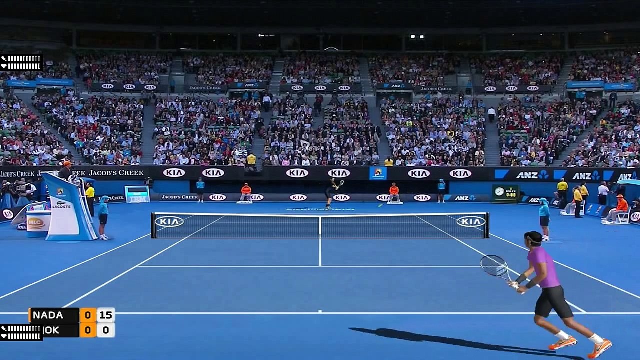TENNIS ELBOW 2014 AUSTRALIAN OPEN RAFAEL NADAL VS NOVAK DJOKOVIC