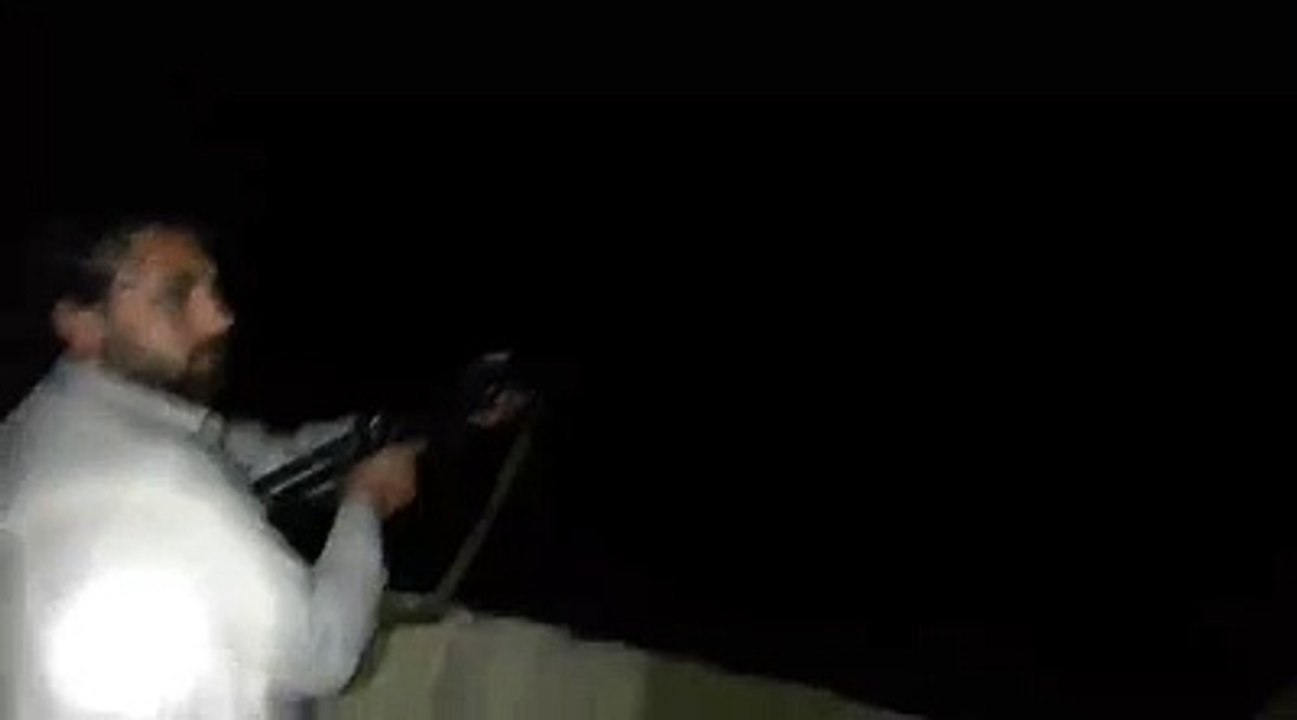 firing in night