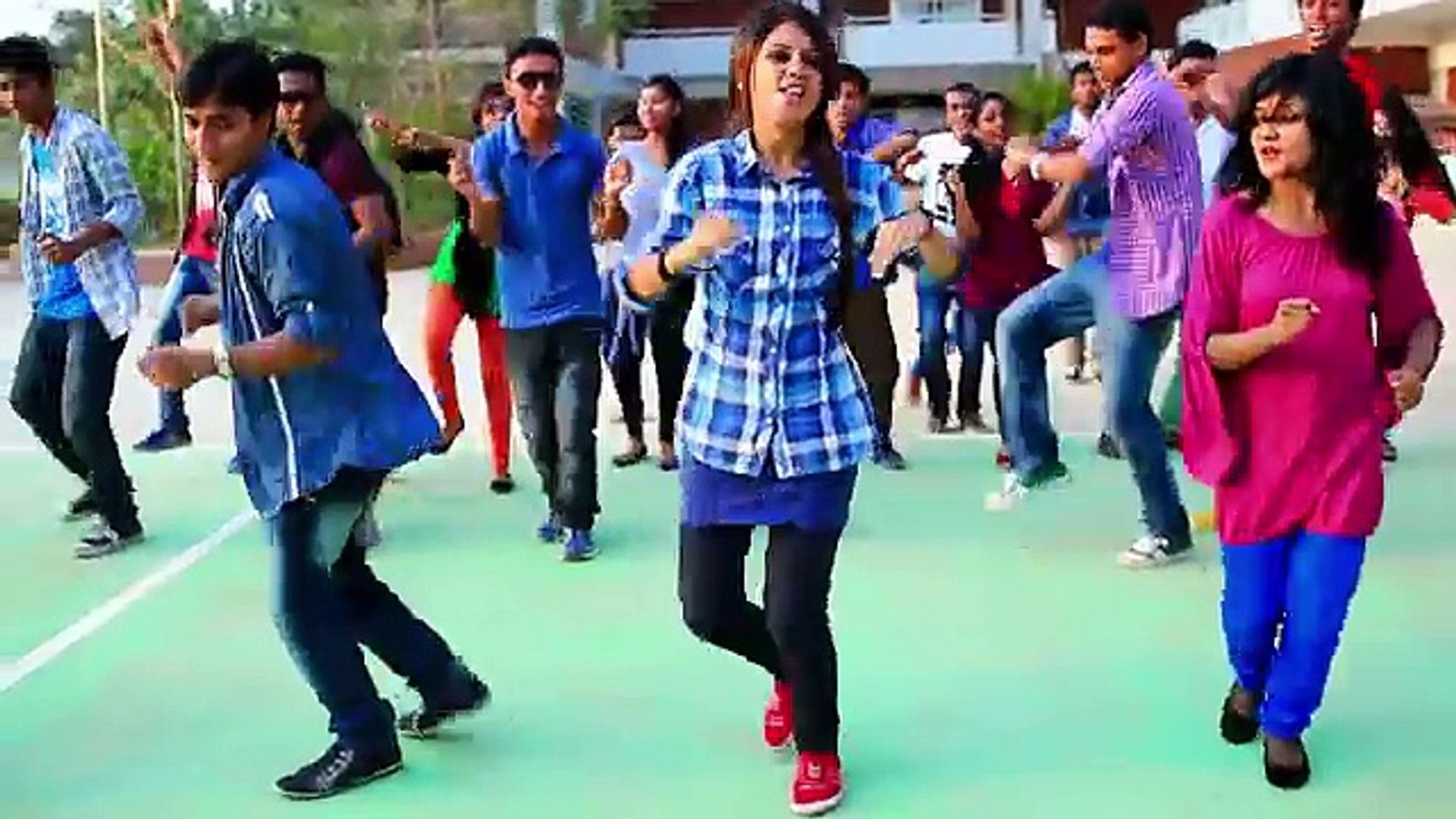 ⁣ICC T20 World Cup-2014 Theme Song at Daffodil International University Permanent Campus