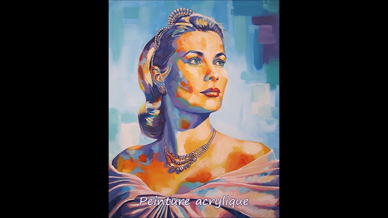 Grace Kelly par l'artiste Olivier Boutin