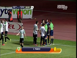 ΑΕΛ-Δόξα (Τα δύο χαμένα πέναλτι των Μπεμπέ και Ιονίτσα)