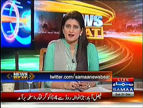 News Beat (Mulla Abdul Aziz Ki Altaf Hussain Ko Dhamki...) - 21st December 2014