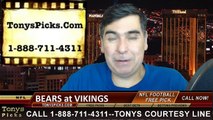 Minnesota Vikings vs. Chicago Bears Free Pick Prediction NFL Pro Football Odds Preview 12-28-2014