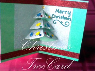 How to Make an Easy Popup Christmas Tree Card (difficulty 210)
