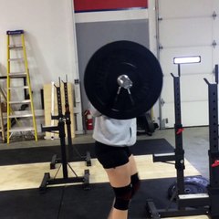 205# backsquat :) first time breaking 200#