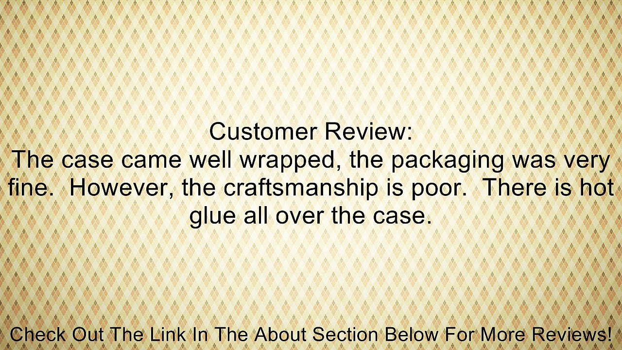 Cecilio VNC-70C_ 4/4 Deluxe Crescent Shaped Case with Hygrometer for Violin, Full Size Review